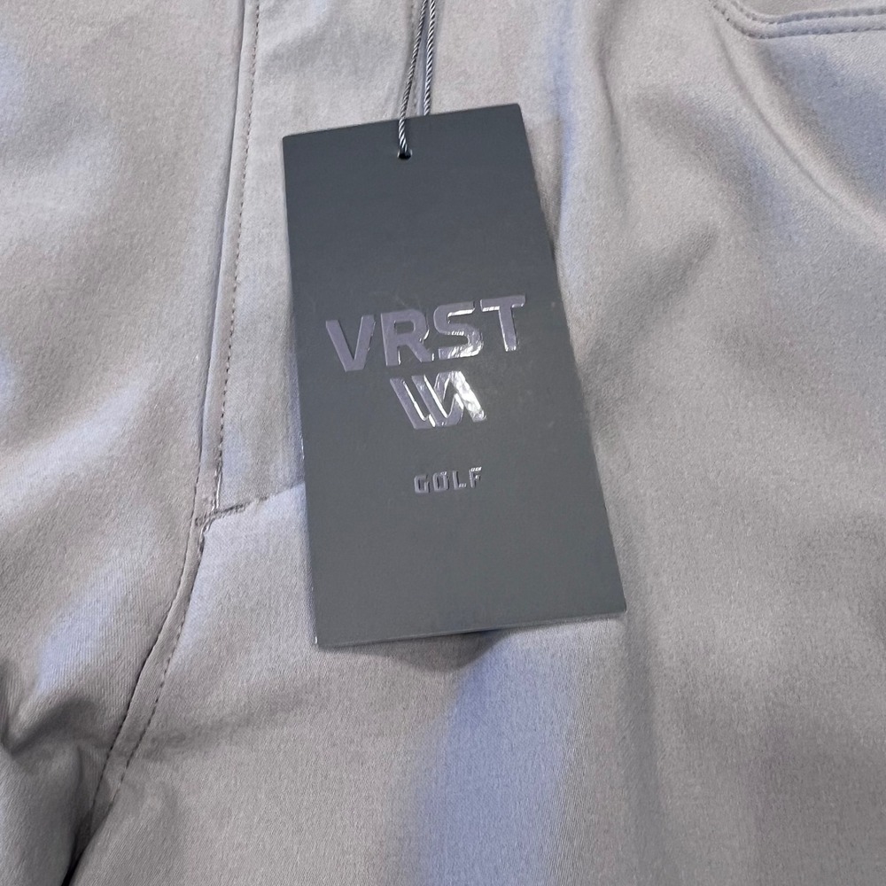 VRST Golf Mens 5 Pocket Slim Tech Pants Silver Shadow 36x34 MVG25004 Grey NWT - Picture 6 of 8